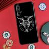 Чехол Сатана с козлиной головой для Huawei P30 P20 P40 Lite P60 Pro Nova 5T 12s 12i 11i Y90 Y70 Y60 Y61 Y91 Y72 9 10 SE