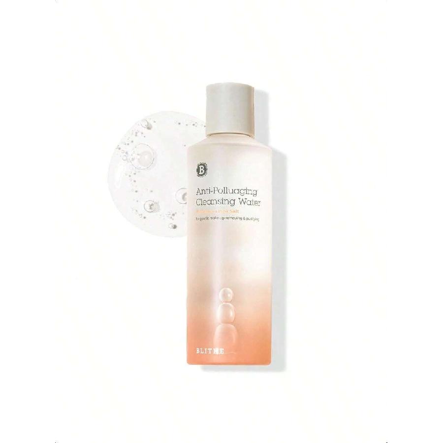 Blithe Anti Polluaging Cleansing Water With Himalayan Pink Salt 250ml - Water Based Cleanser Korean,Make Up Removers