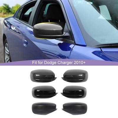 Декоративная рамка для зеркала заднего вида автомобиля для Dodge Charger 2010 Up, внешние аксессуары для автомобиля, АБС-пластик