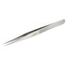 Precision Fully 120mm 6mm Tip Straight P-670 Tweezers, Non-Magnetic, Long, Opening, 0.15mm Width,