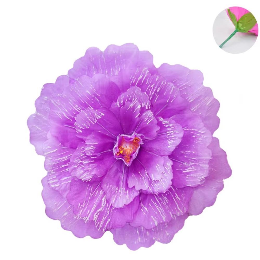 Большие Искусственные Цветы на Стебле Держатели Цветов Пион Цветочный Фестиваль Празднование Свадебный Фон Танцевальное Представление