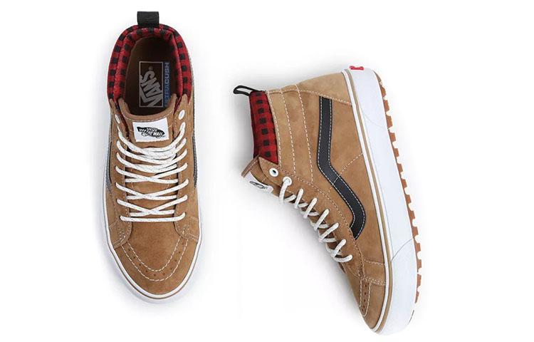 Sk8 Vans-Hi MTE-1 'Клетчатый Коричневый' VN0A5HZYY49
