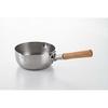 Maruyama Giken KOURIKKA Stainless Steel Yukihira Saucepan, 18cm, 1.7L, with Pouring Spout and Graduations, KRY-18, Induction and Gas Stove Compatible,