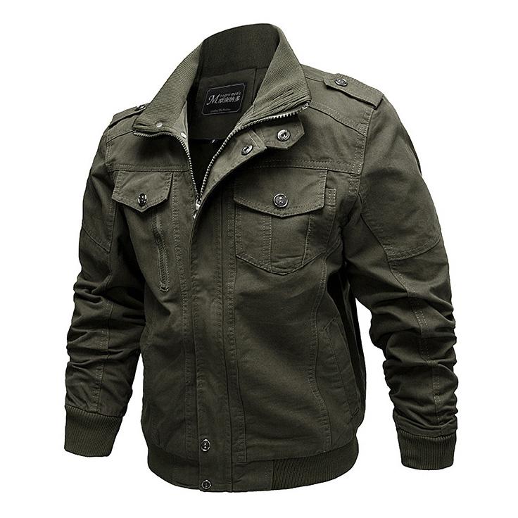 Spring Air Force Pilot Military Jacket Men Cargo Tactical Bomber Jacket Male Casual Zipper Flight