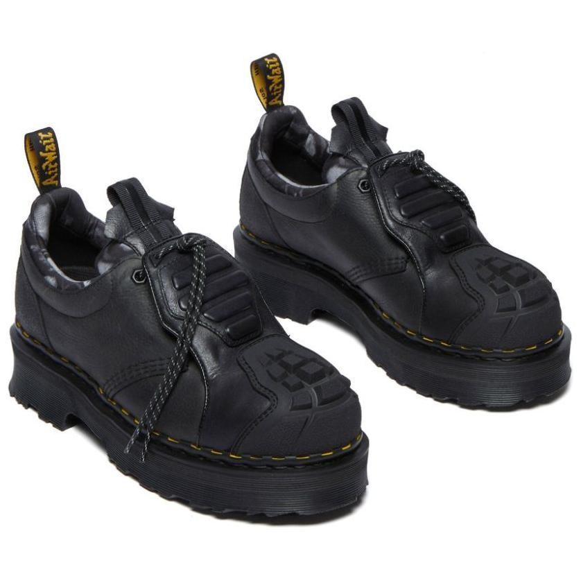 1461 Женские Dr.Martens Защитные Кожаные Оксфорды 'Черный' 31843009