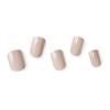 Reusable Nail Tip Cream Beige Regular Square