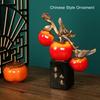 Resin Persimmon Decoration Auspicious Meaning Realistic Cute Home Ornaments For Living Room