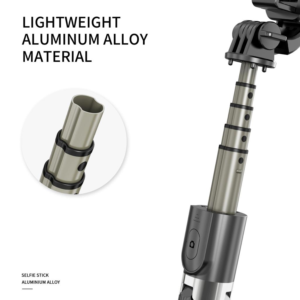 Многофункциональная палка для селфи, 33,8 дюйма, настольный штатив, стабилизатор карданного подвеса, 5-секционная телескопическая штанга с