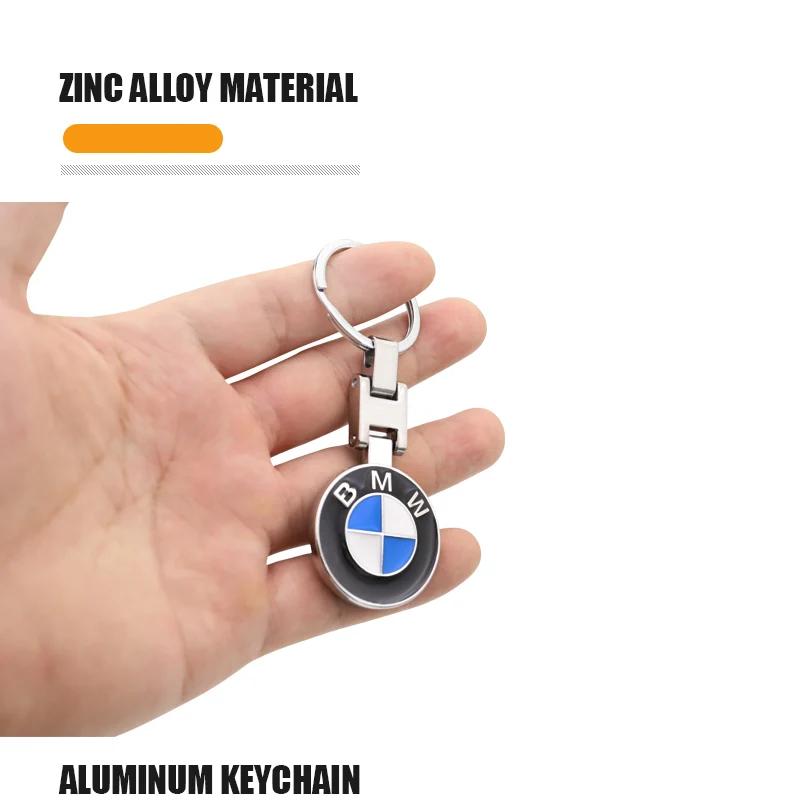 Car Emblem Keychain H Buckle Double-sided Key Ring For BMW G30 G32 G01 G02 G05 G06 G07 G26 G23 G22 F40 F20 G08 G16 G15 G14 G12 rvbf26