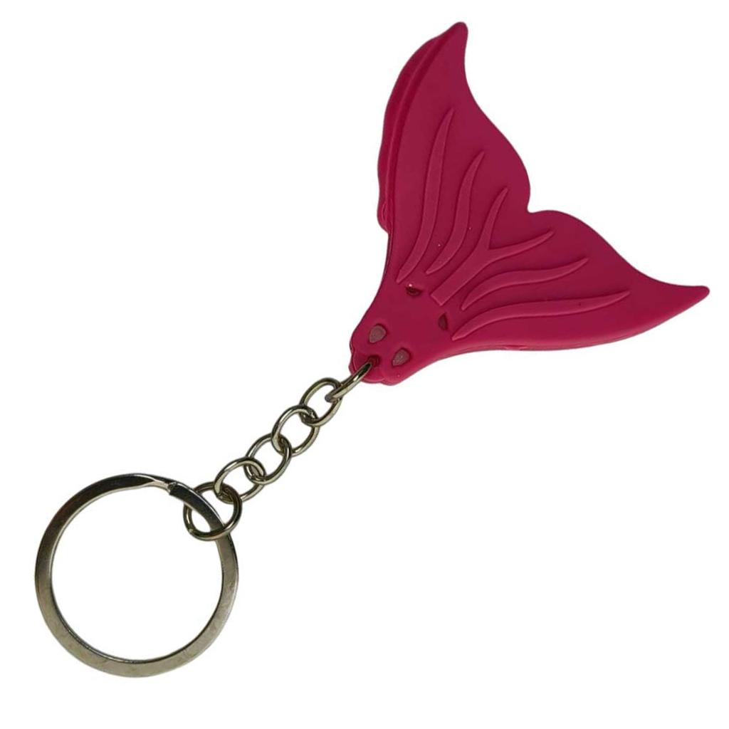 Силиконовый брелок-подвеска в виде хвоста русалки, стильный брелок в стиле дайвинга, мягкий на ощупь, декоративный брелок для сумок и кошельков