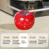 Кухонный таймер в форме помидора, напоминание, будильник, регулируемые часы обратного отсчета от 1 до 60 минут, механический таймер
