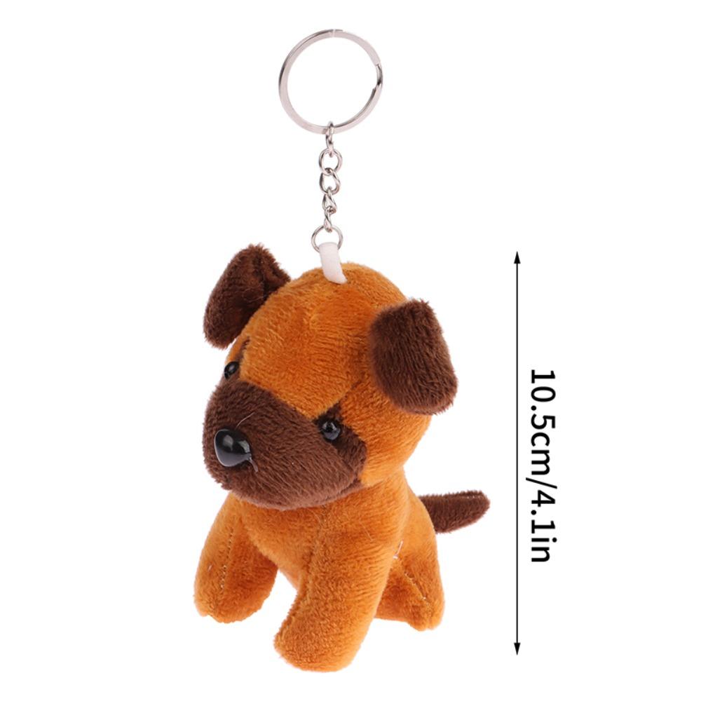 Cartoon Wolfhound Plush Toy Keychain Plush Doll Wolf Dog Stuffed Doll Key Ring Kid Gifts
