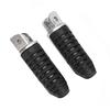 2pcs Aluminum Front Footrests Foot Pegs Black Fit for Suzuki DL650 V Strom 2004 2012
