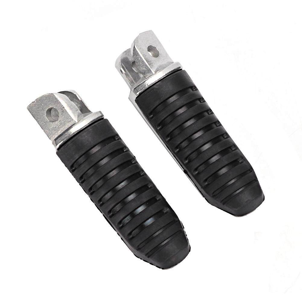 2pcs Aluminum Front Footrests Foot Pegs Black Fit for Suzuki DL650 V Strom 2004 2012