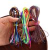 Women Rope Strands Kids Decor African Braid Mix Colorful Hair Braids Girl DIY Ponytail Hair Ribbons