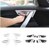 ABS автомобильный Стайлинг, внутренняя дверная чаша, накладка, наклейки, подходят для BMW X3 E83 2006-2010, автомобильные аксессуары для интерьера