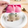 High Temperatures Resistant Silicone Chocolate Cake Mould 3D Capybara Mousse Cake Mold Dessert Baking Accessories