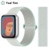 2 шт. Ремешки Для Apple Watch Band 44 мм 40 мм 45 мм 46 мм 42 мм 49 мм 41 мм Нейлоновый петлевой браслет iwatch Серия 10 9 8 7 6 5 3 se ultra 2