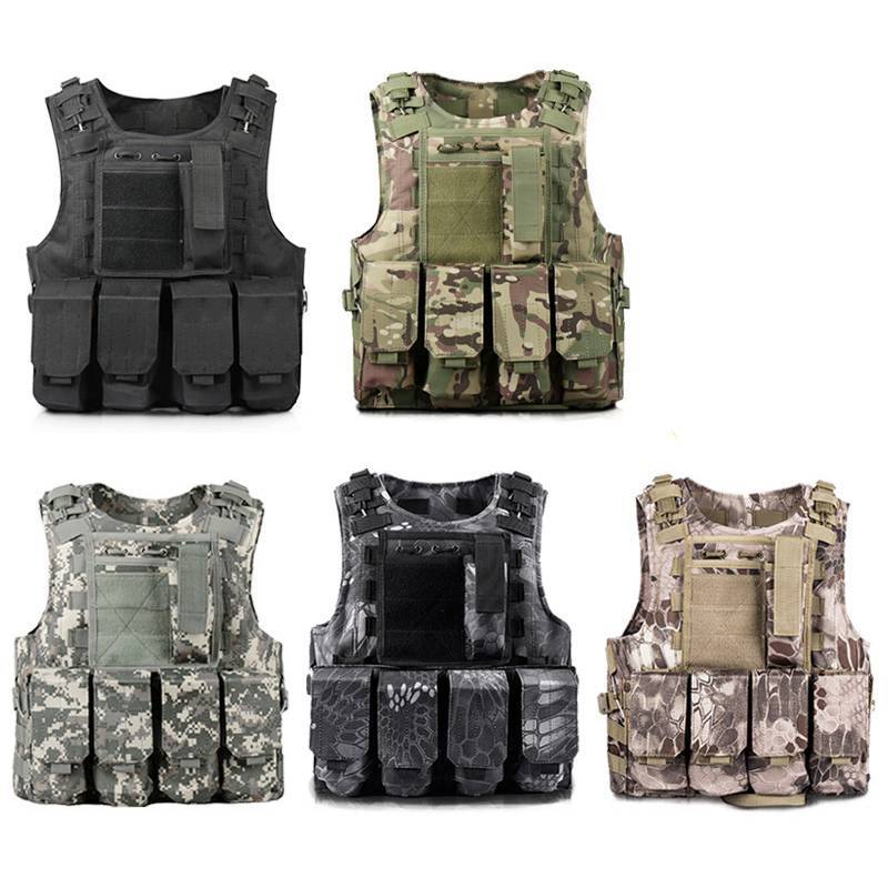 Childrens Camouflage Tactical Vest With Waterproof Coating For Outdoor Play And Camping