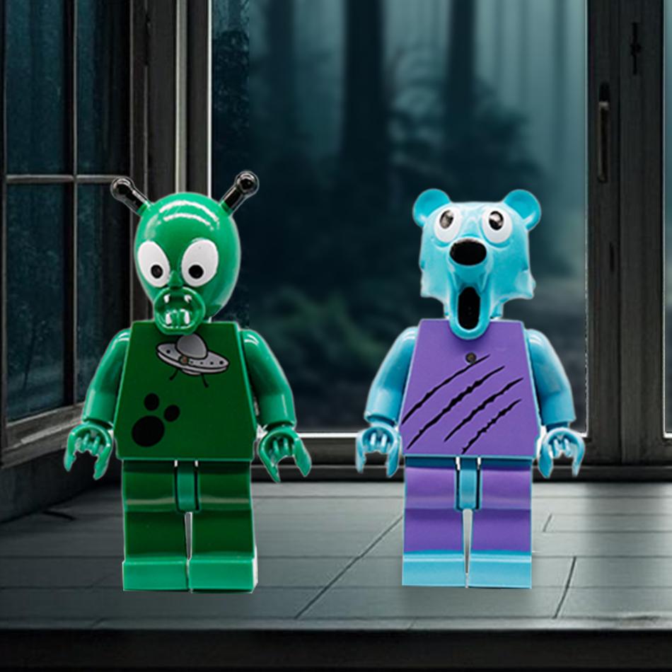 99 ночей в лесу Олень Набор строительных блоков 99 ночей в лесу Олень блоки для девочки мальчиков Игрушки Рождественские Подарки