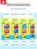 Новые Мигающие Мультяшные Машинки: Водонепроницаемая игрушка с 7-цветной светодиодной подсветкой, активируемая касанием
