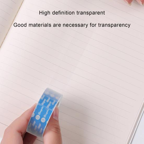 Yousheng 4 Rolls Clear Tape Refills Transparent Easy Tear by Hands High Transparency Adhesive Tape School Home Supplies