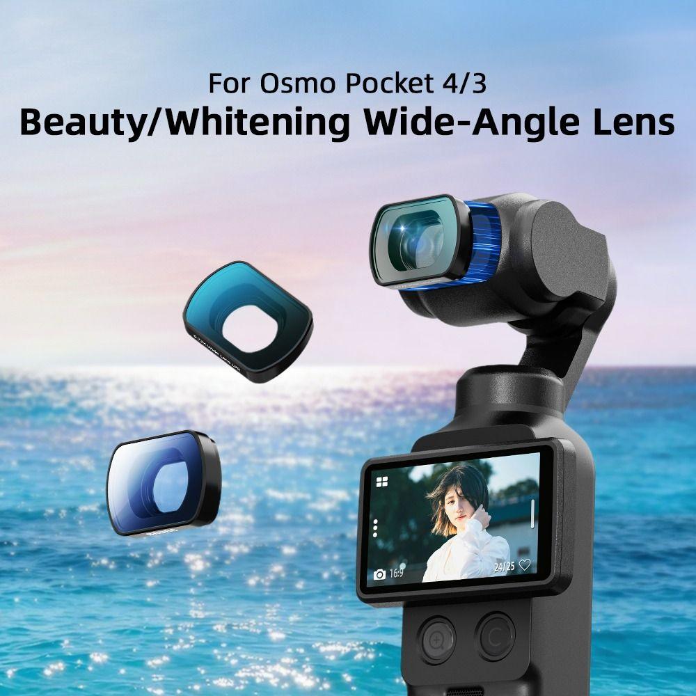 Magnetic Beauty Filter External Lens for DJI Osmo Pocket 4 3 Gimbal Camera Accessories