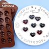 Love Heart Shaped Non-stick Silicone Chocolate Fondant Cake Mold Ice Cube Mould Baking Tools