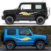 2 шт. Для SUZUKI JIMNY JB64W JB74W Боковые Наклейки на Дверь Автомобиля Комплект Декалей Полосы на Кузов Водонепроницаемая Виниловая Пленка Автоаксессуары для Экстерьера
