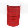 Красная атласная полиэстеровая лента для свадеб и украшения подарочных коробок