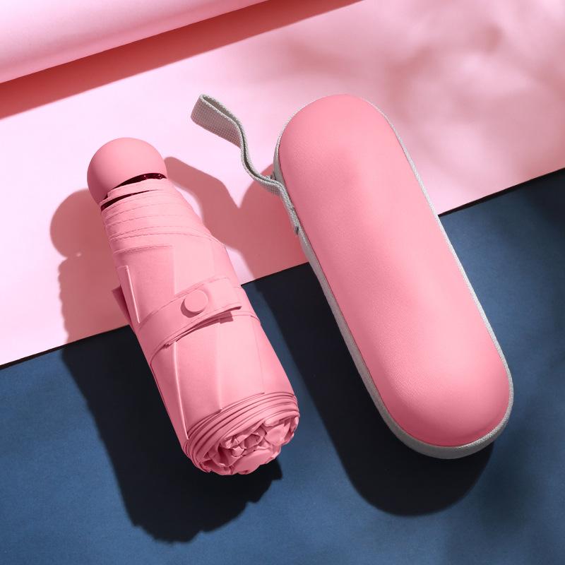 50% скидка на восемь капсульных зонтов с солнцезащитным кремом и защитой от ультрафиолета, сверхлегкий маленький зонт от солнца