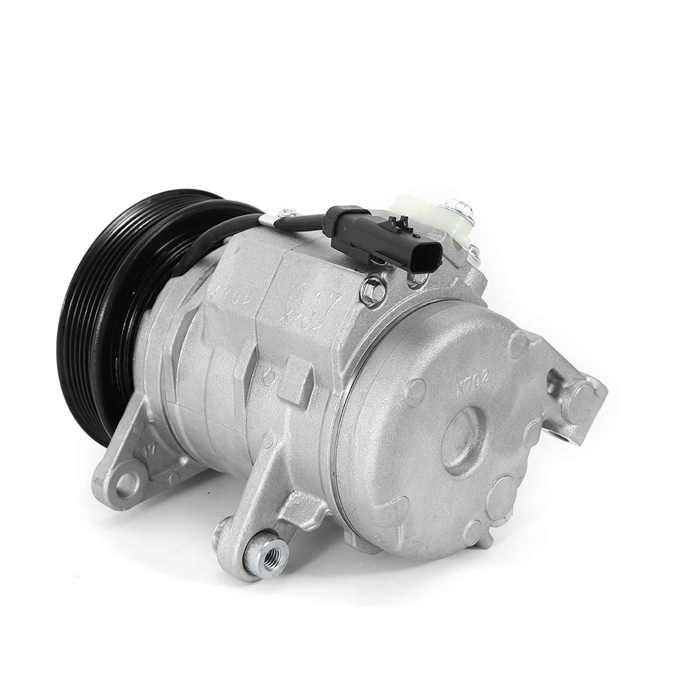 Компрессор кондиционера для Dodge Dakota Ram 1500 V6 3.7 л и V8 4.7 л 2004-2007, со сцеплением. Замена OEM номера CO 10800C