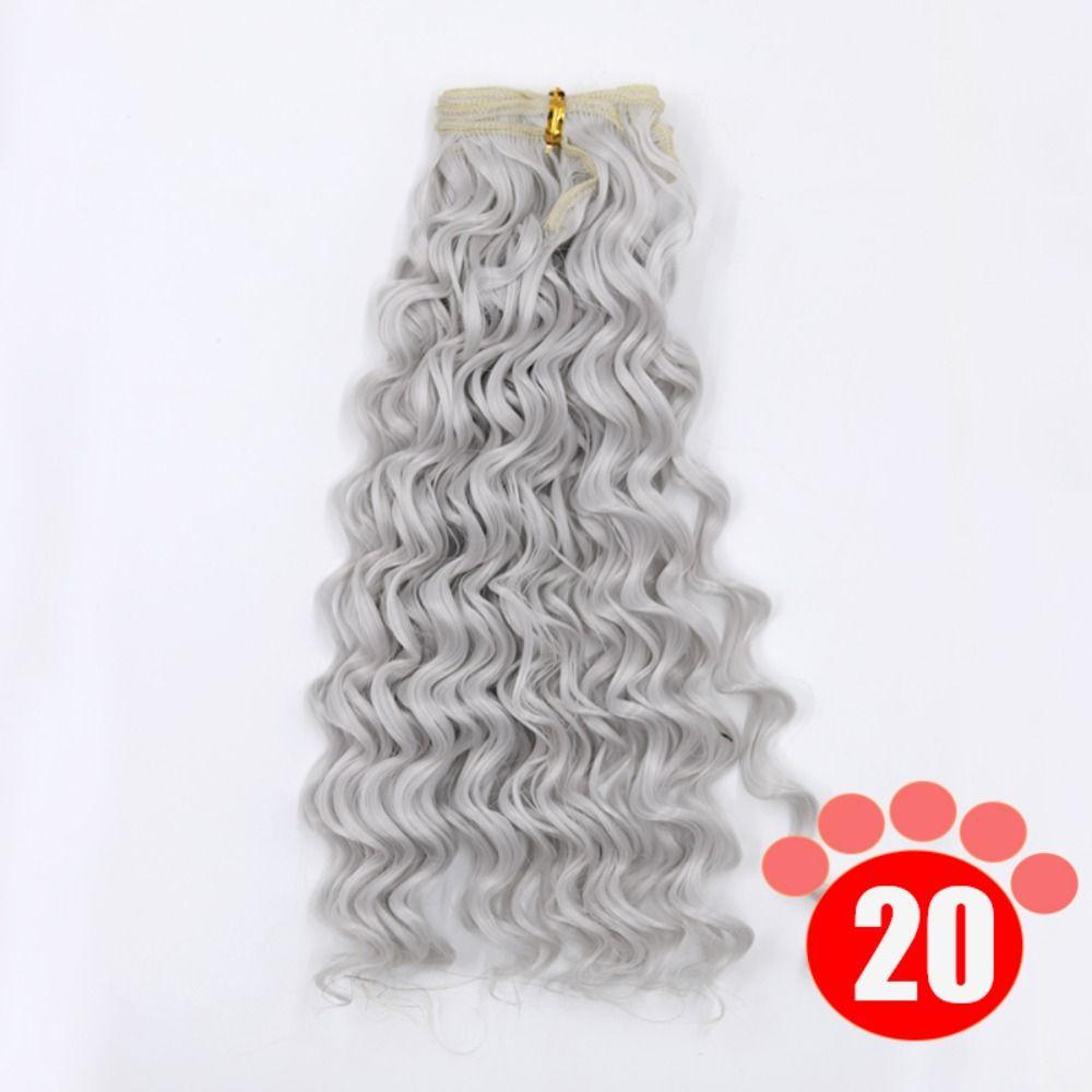 Natural Color Msiredoll Bjd Wig Curly Hair Blyth Doll Wigs Accessories  Doll Accessories