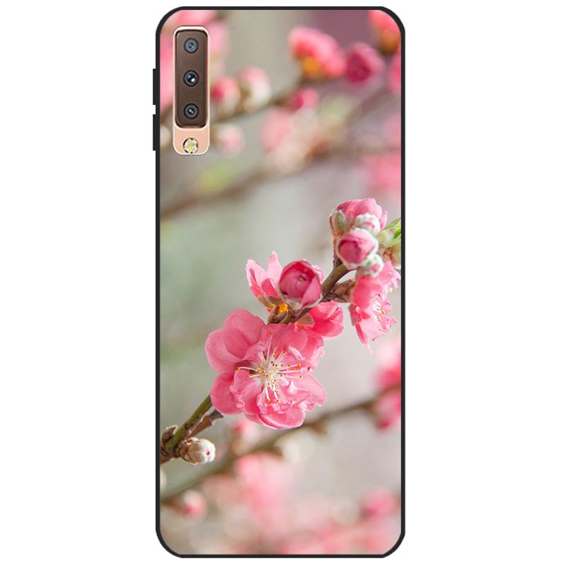 Чехлы для Samsung Galaxy A7 2018, силиконовый цветной чехол для телефона, чехол для Samsung A7 2018 A750 A750F, защитный корпус 6,0 дюймов