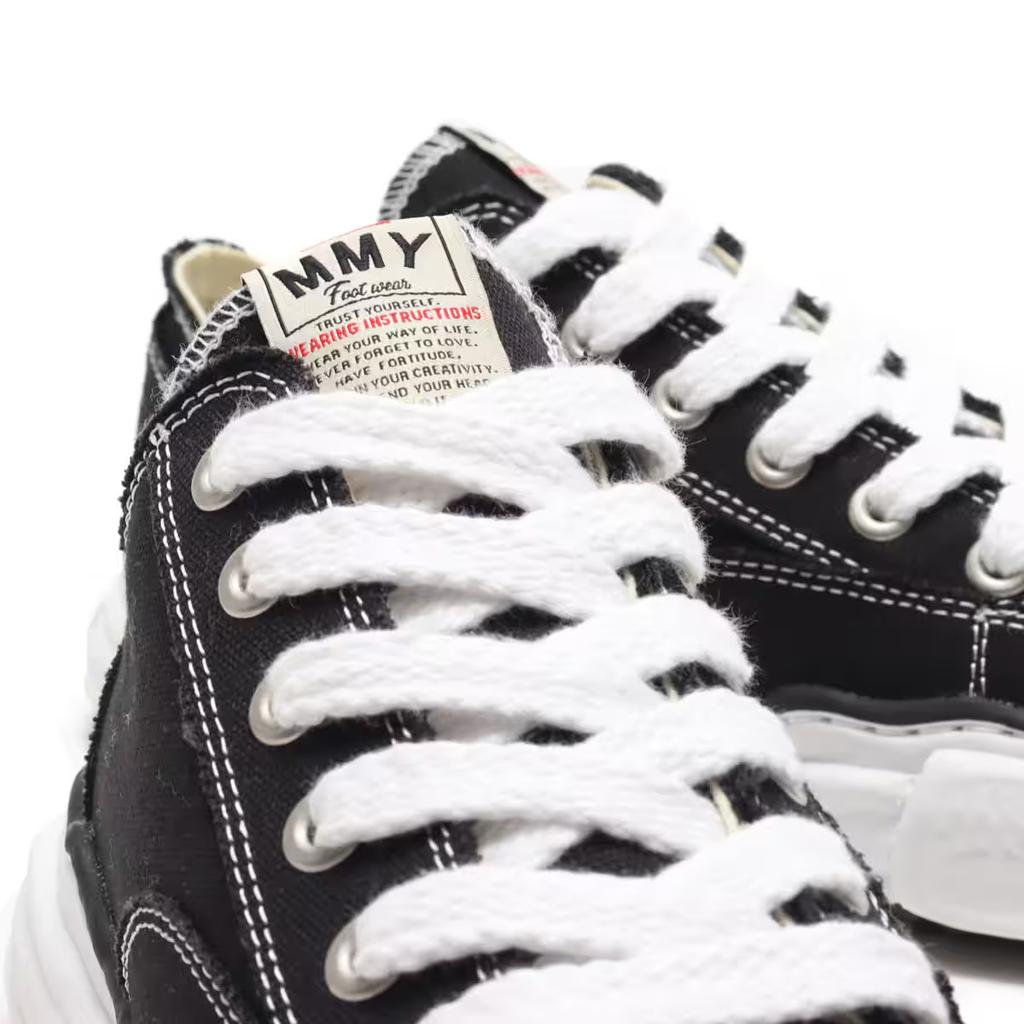 A01FW702-black Maison MIHARA YASUHIRO PETERSON Original Sole Canvas Low (Мужской)