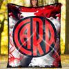 Club Atlético River Plate printed throw blanket—soft,warm;versatile blanket for all seasons—perfect as &air-conditioning throw,nap blanket