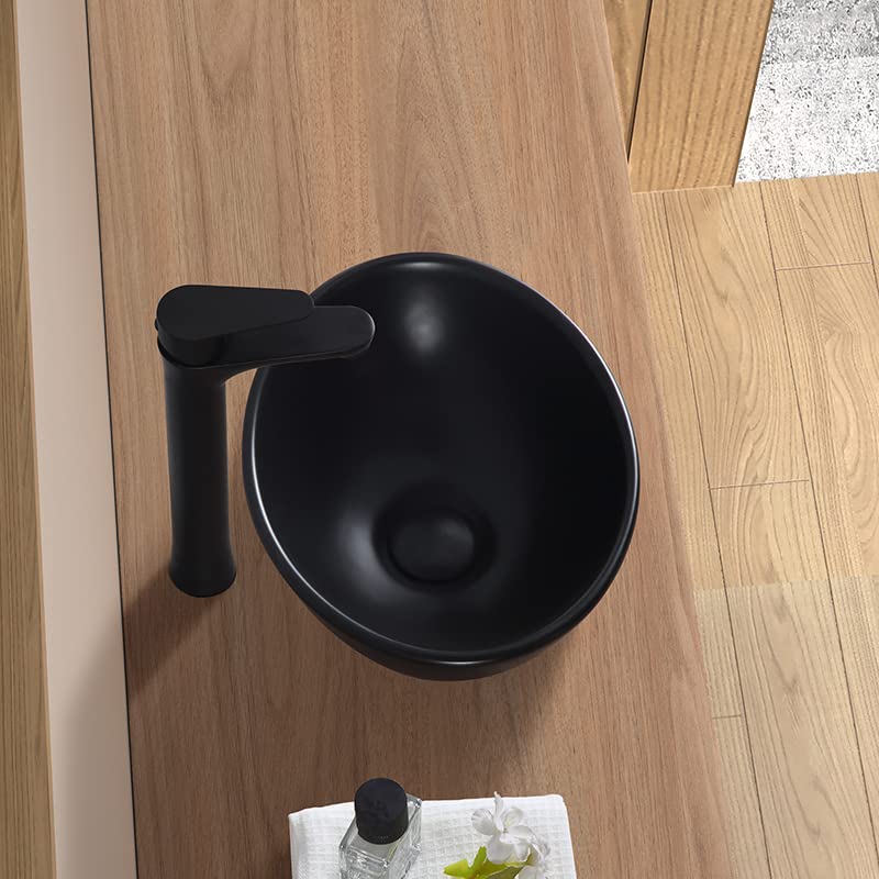 Овальная чаша для мытья рук LUYI, набор для мытья рук, 340x270x130 мм, черный цвет