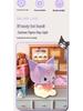 Силиконовый ночник Kuromi с USB-зарядкой - Прикроватная лампа Sanrio и компаньон для сна