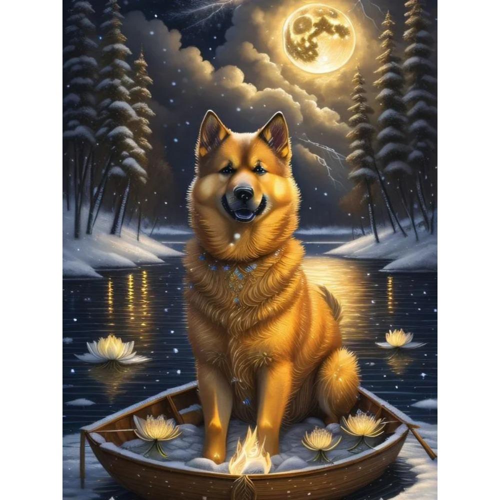 Алмазная картина, полная дрель, милый белый кот, квадратная круглая алмазная живопись, ручная работа, цветочный пейзаж, сделай сам, алмазная мозаика, картина, украшение дома