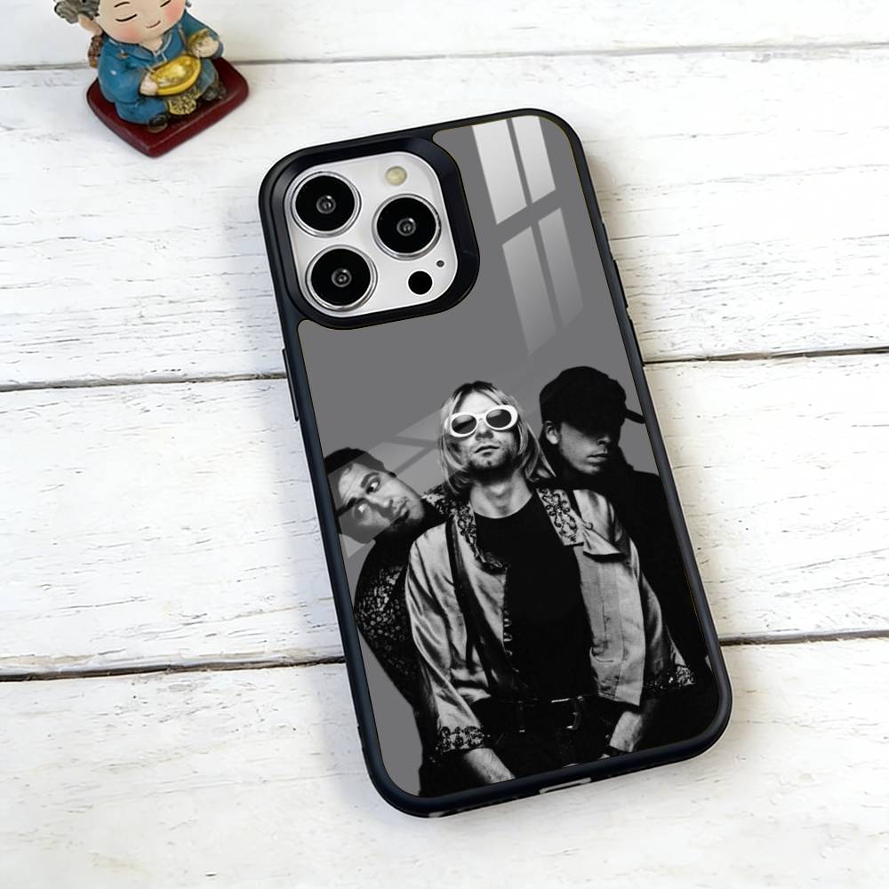 Чехол для телефона рок-группы Nirvana для iPhone 17, 16, 15, 14, 13, 12, 11 Plus, Pro, магнитный, для беспроводной зарядки Magsafe