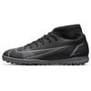 Mercurial Superfly 8 Assassin 14 Club Turf Football Shoes Men Football Shoes Black Gray CV0955-004