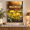 Bing Bunny Custom Name Text 5D Diamond Painting Kit DIY Full Drill Diamond Art Decoration