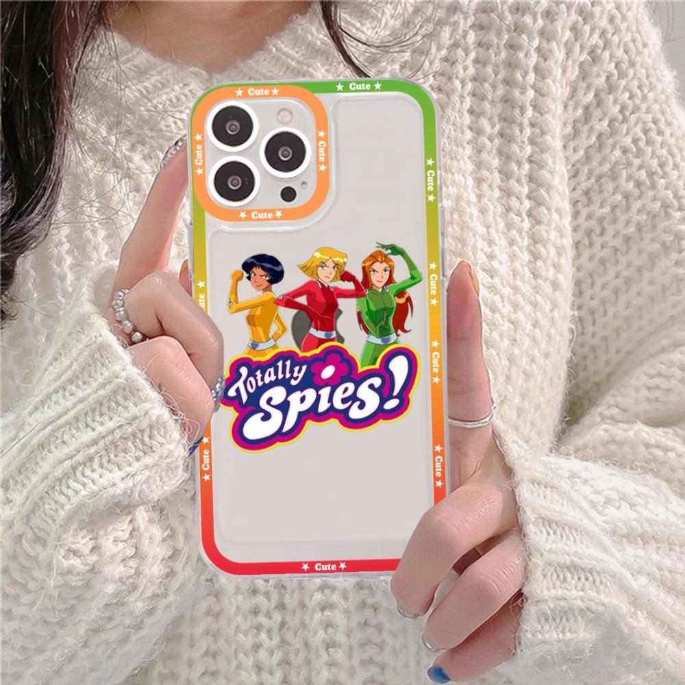 Чехол для телефона Totally Spies для Samsung S 20 21 22 23 lite plus ultra Прозрачный чехол для мобильного телефона Funda