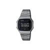 Casio Кварцевые часы серии Vintage Мужские часы Черный Серебристый A168WGG-1B