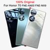 Rear Battery Cover Housing Door For Honor 70 Back Cover Chassis Camera Lens + Adhesive Smartphone Repair Parts