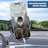 Велосипедный держатель для телефона Антивибрационный Высокая стабильность Простая установка Универсальный кронштейн-держатель для телефона на руль мотоцикла Велосипедные принадлежности