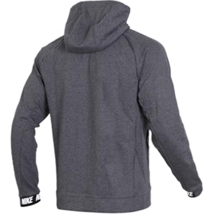 Nike Куртка с цветным логотипом на молнии с длинным рукавом, мужская куртка, серая 861743-071