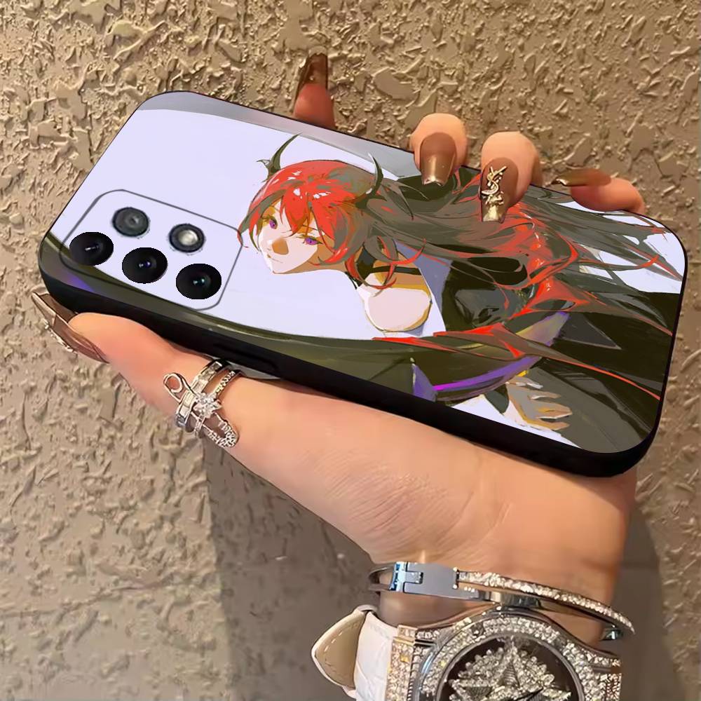 A-Arknights Endfield Laevatain Surtr Phone Case For Samsung Galaxy A13,21s,22,31,32,52,53,71,80,A91 Soft Black Cover