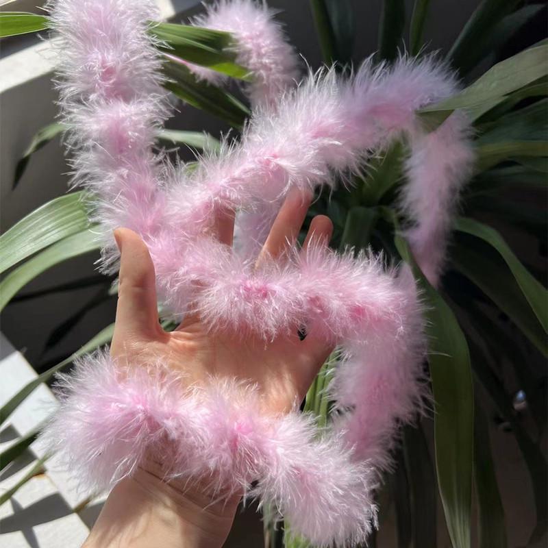 Красочные полоски перьев индейки для поделок и рождественских украшений