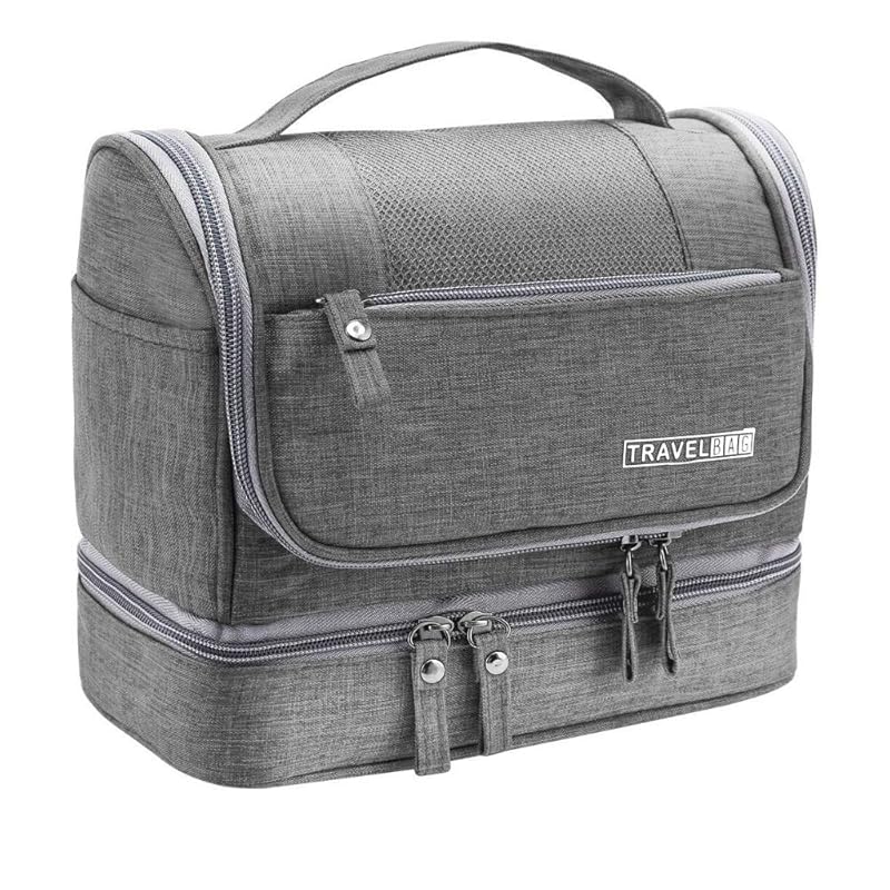 Подвесная косметичка, Хорошо разделенная косметичка для путешествий, Водонепроницаемый дорожный допп-кит